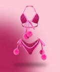 Pink Purr Pom Pom Bikini