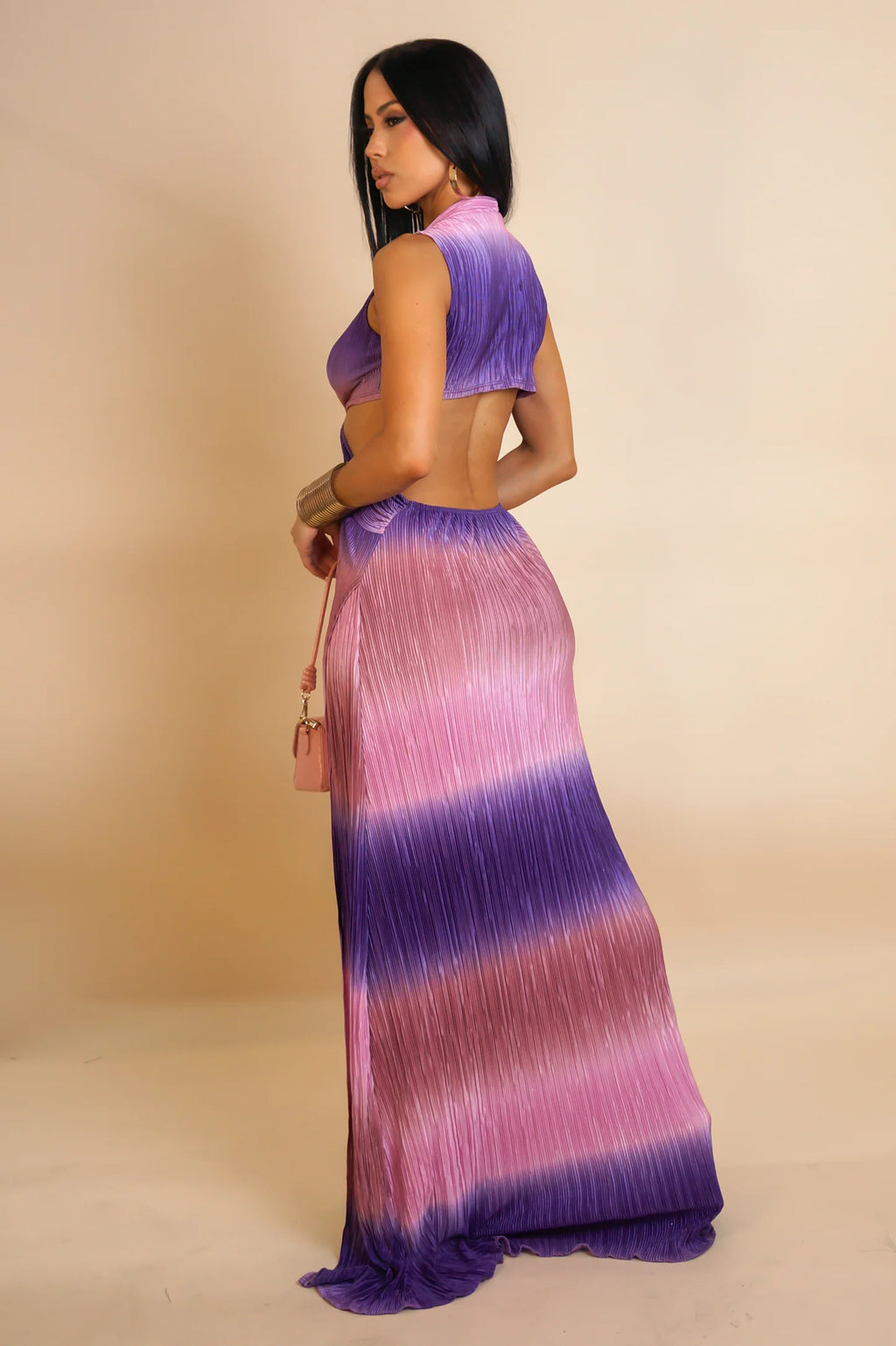 Palm Beach Maxi Dress -Purple