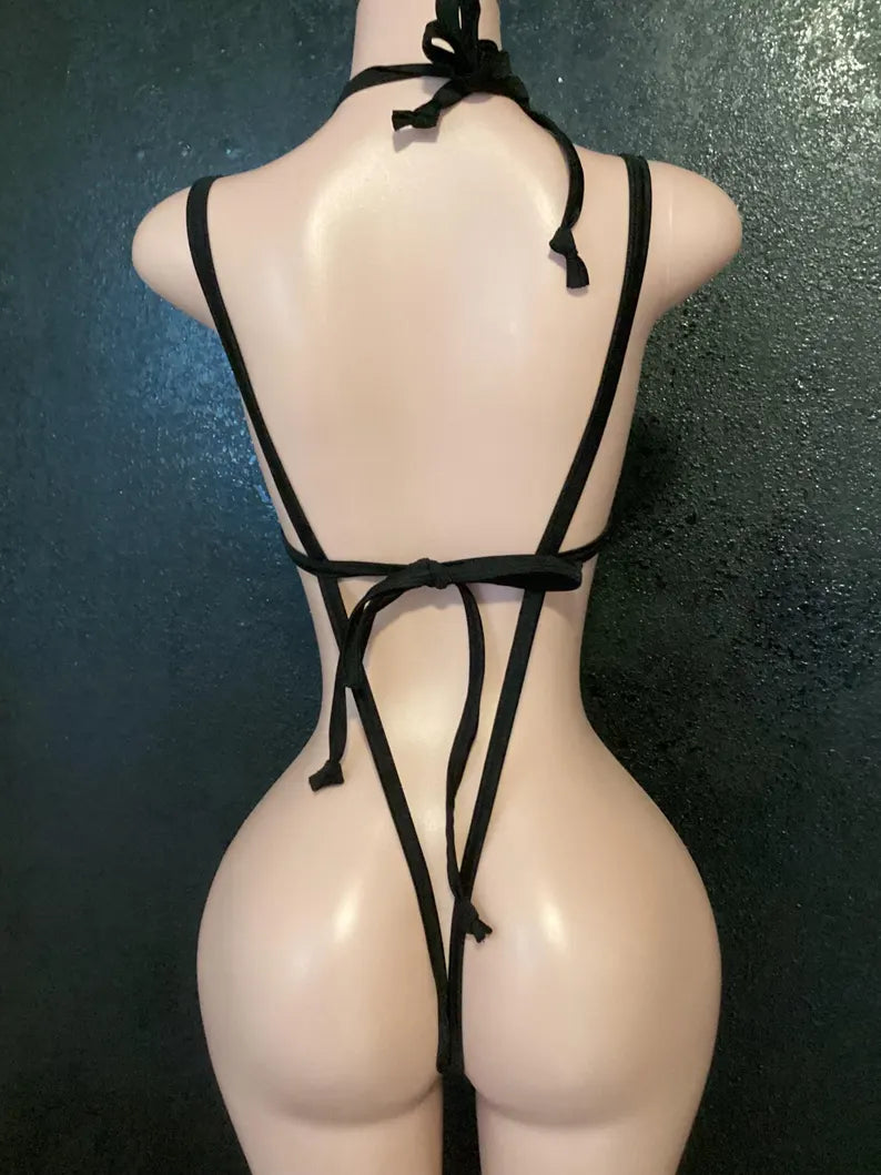 Luxe Chain Monogram swimsuit