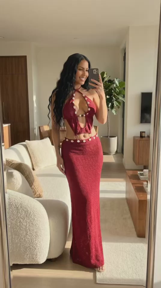 Miami Heat Maxi -Red 🫦